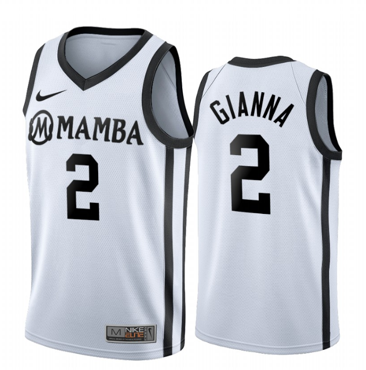 Men NCAA Mamba GIGI #2 Gianna white jerseys->more ncaa teams->NCAA Jersey